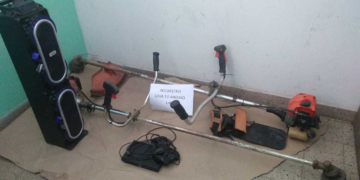 Allanamiento y recuperación de elementos robados en Andino