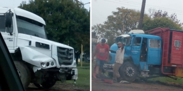 Serodino: camionero perdió el control y chocó a otro que dormía en la banquina