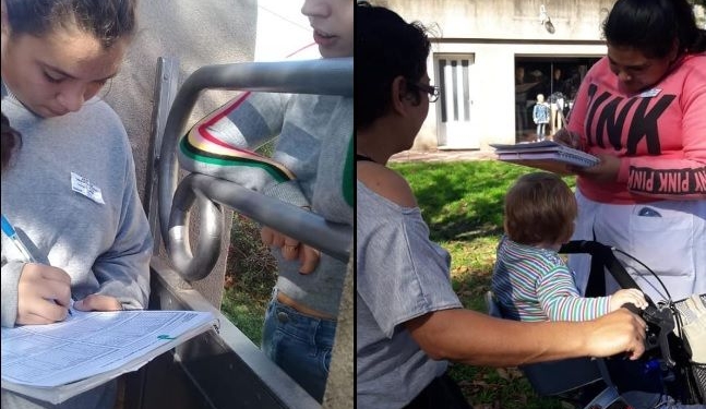 Alumnos de Diaz recorren el pueblo junto al proyecto «jóvenes censistas»