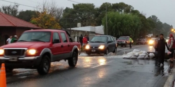Desvío en Ruta 11 por el temporal en la región
