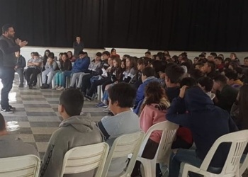 Sebastián Mascherano brindó una charla sobre adicciones en Andino