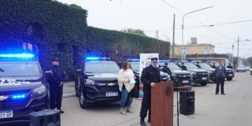 Llegaron patrulleros para Serodino, Oliveros y Correa