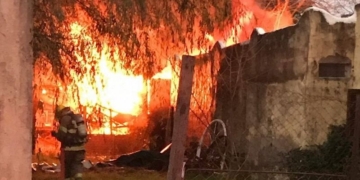 Bomberos sofocaron un incendio de magnitud