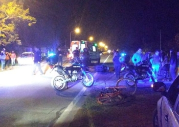 Un hombre sufrió una fractura producto de un choque sobre Ruta 11