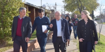 Lifschitz visitó San Genaro y recorrió obras junto a autoridades