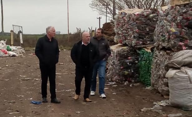 Giovagnoli visitó Totoras y recibió el apoyo de la intendencia