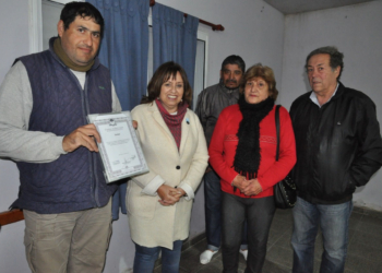 Alicia Gutiérrez y Ovidio Falco recorrieron instituciones de Irigoyen