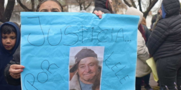 Díaz salió a la calle a pedir justicia: «Lele ayudaba a todo el mundo»