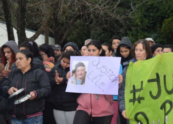 Díaz salió a la calle a pedir justicia: «Lele ayudaba a todo el mundo»