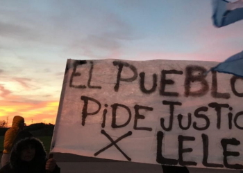 Díaz marchó hasta la Ruta 65 pidiendo justicia por Lele