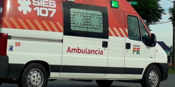 Gaboto: una macielense impactó contra un caballo y cayó de su moto sobre Ruta 95