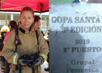 Una bombero de Oliveros se destacó en la Copa Santa Fe de destrezas