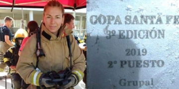Una bombero de Oliveros se destacó en la Copa Santa Fe de destrezas