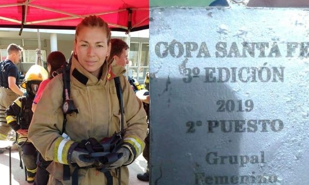 Una bombero de Oliveros se destacó en la Copa Santa Fe de destrezas