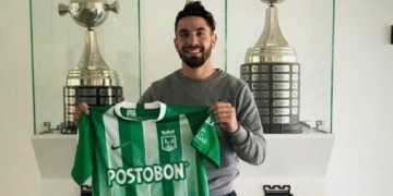Pato Cucchi fue presentado en Atlético Nacional y firmó por tres años