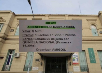 Todos por Renzo: lanzaron una rifa para colaborar