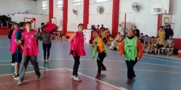 Oliveros: los chicos de la Fundación Abba hicieron su debut en el básquet inclusivo