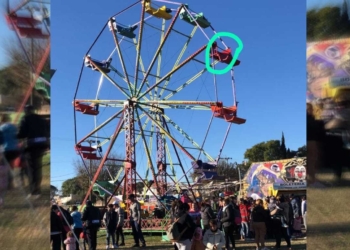 Milagro en la vuelta al mundo de Maciel: un niño cayó y otro quedó colgando