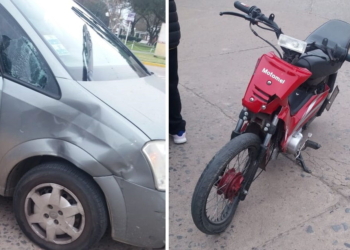 Dos heridos tras un fuerte choque en Totoras