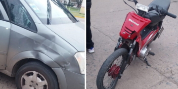 Dos heridos tras un fuerte choque en Totoras