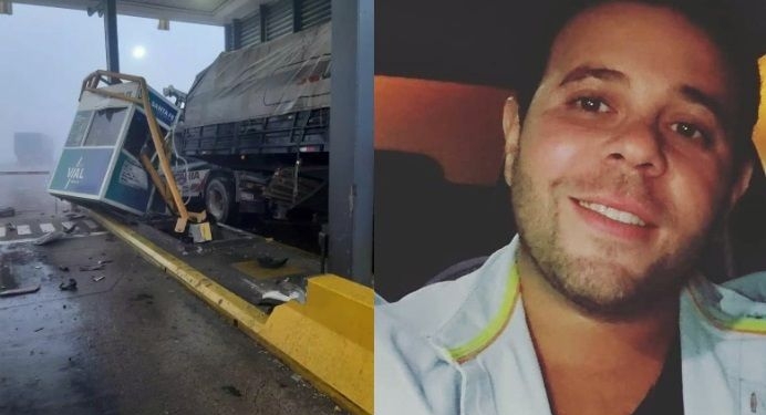 Matías, el empleado del peaje que salvó su vida: “Vi el camión y salí corriendo”