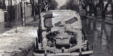 El recuerdo a 46 años de una intensa nevada que cubría de blanco la región