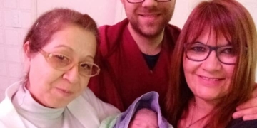 Sorpresa y alegría en el Samco Maciel por el nacimiento de Luciano