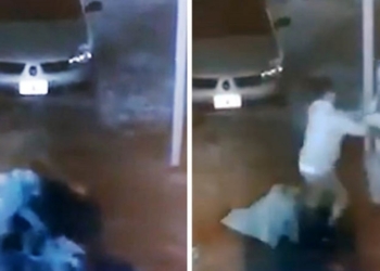 Las Rosas: se entregó el joven que atacó brutalmente a su ex y quedó grabado