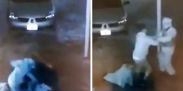 Las Rosas: se entregó el joven que atacó brutalmente a su ex y quedó grabado