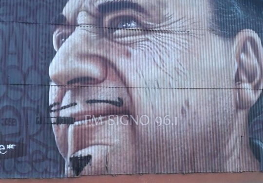 Vandalizaron el mural de Juan José Saer en Serodino