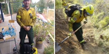 Nicolás, el bombero de la región que viajará a combatir incendios en el Amazonas