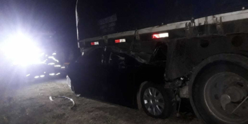 Maciel: un conductor murió tras estrellarse contra un camión