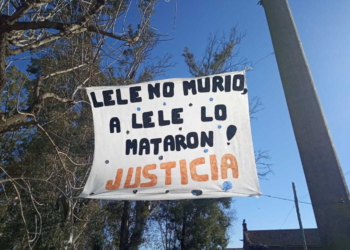 El pedido de justicia por Lele se refleja con carteles en las calles de Díaz