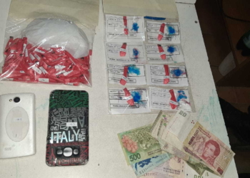 Detuvieron a un motociclista con 100 envoltorios de Cocaína