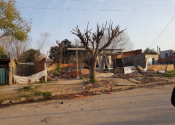 Disparos, daños e incendio intencional en un presunto bunker