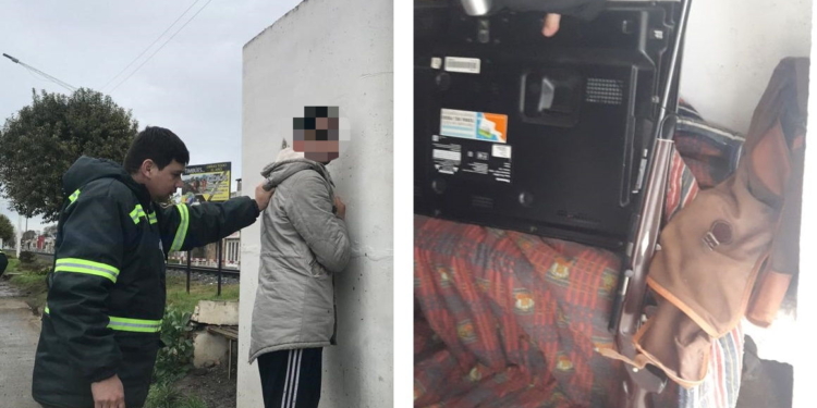 Timbúes: robó un TV y un arma, pero lo detuvieron esperando el colectivo