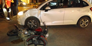 Un joven sufrió una fractura tras un choque en el centro de San Genaro