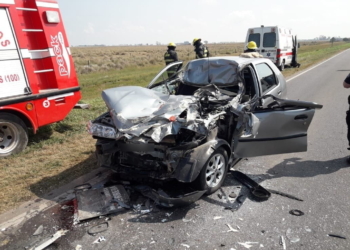 Ruta 34: falleció el conductor que estrelló su auto contra un camión