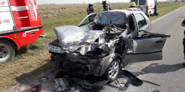 Ruta 34: falleció el conductor que estrelló su auto contra un camión