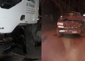 Un hombre de Oliveros sufrió fracturas al impactar contra un camión en Ruta 11