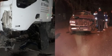 Un hombre de Oliveros sufrió fracturas al impactar contra un camión en Ruta 11