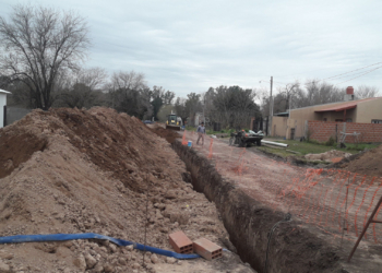 Otro pueblo de la región avanza con la ampliación de la red de cloacas