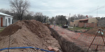 Otro pueblo de la región avanza con la ampliación de la red de cloacas