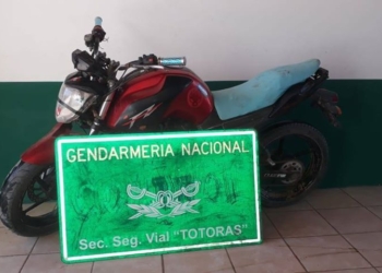 Gendarmería secuestró dos motos y un arma en la región