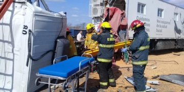 Confirmaron una víctima fatal tras el accidente entre camiones en Ruta 34