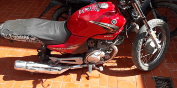 La policía de Barrancas recuperó una moto robada en la localidad