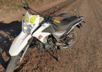 Díaz: reventaron una cubierta de la moto y terminaron heridos