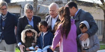 Serodino: inauguraron el nuevo acceso pavimentado por calle Corrientes