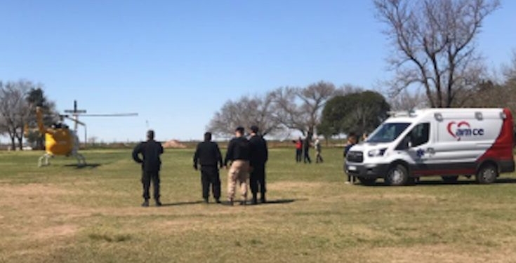Un nene de un año y medio cayó a una pileta y fue trasladado de emergencia en helicóptero