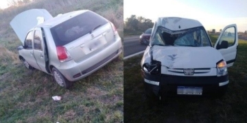 Una camioneta impactó a un caballo y se produjo un choque múltiple en autopista
